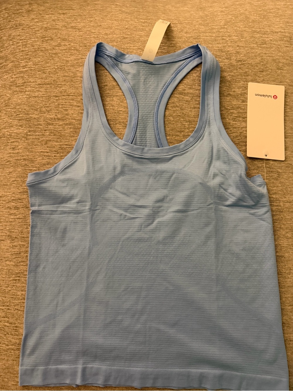 lululemon athletica Light Blue Racerback Tank Top